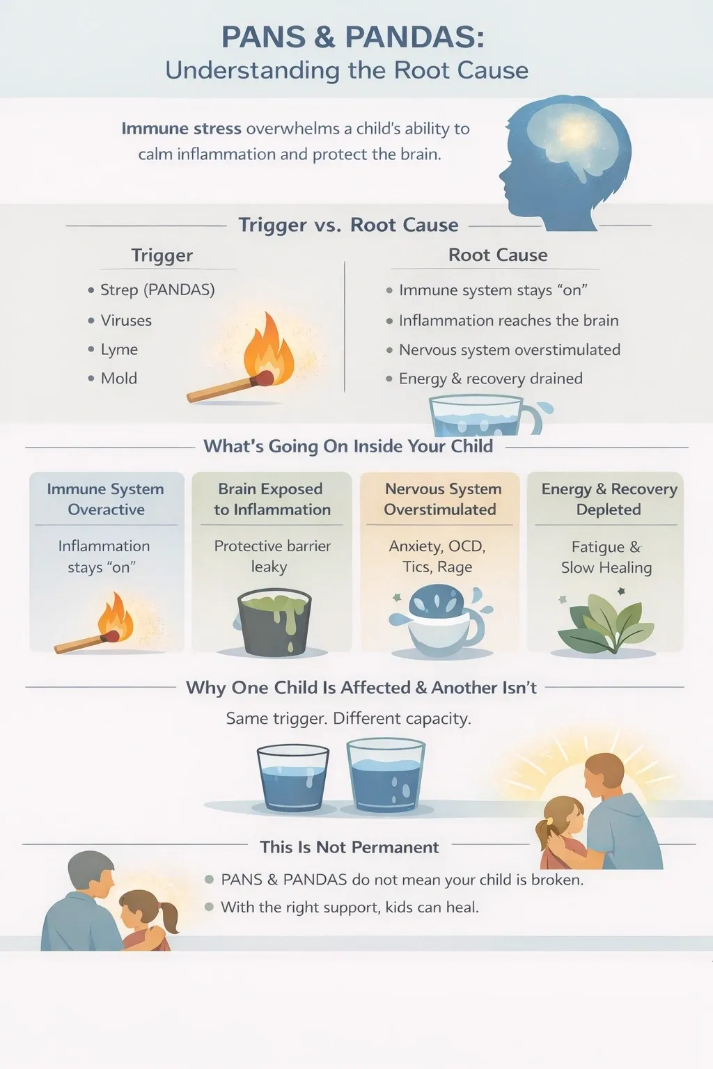 PANS and PANDAS: Root Causes Beyond Infection