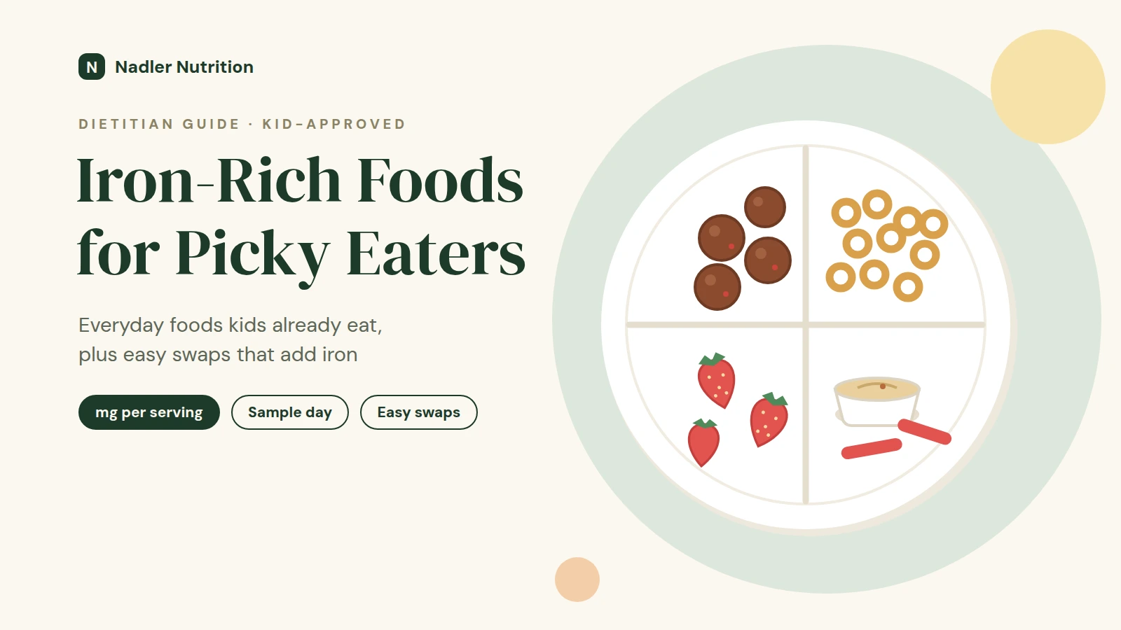 Iron-Rich Foods for Picky Eaters: A Kid-Approved List (With Easy Swaps)